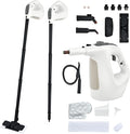Goplus Multipurpose Handheld Steam Cleaner Pressurized Steam Cleaner with 17 Pieces Accessory Set 350ml Portable All Natural Chemical-Free Steamer for Home Sofa Upholstery Floors Windows Kitchen Bat