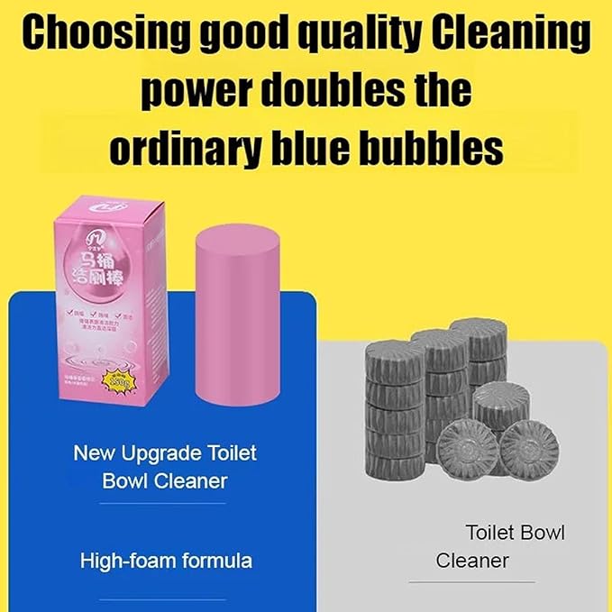 Upgraded Concentrated Descaling Toilet Cleaning Stick Concentrated Descaling Toilet Cleaning Stick Toilet Cleaning Powerful Descaling Toilet Bowl Cleaners Stick (3PC Pink)