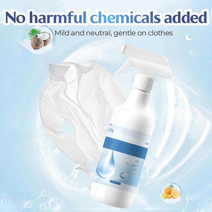 2 PCS Clothing Emulsifier Emulsifier Clothing CleanerPowerful Remover Clothes Dry Clean Spray