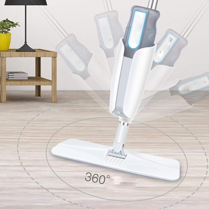 Flat Mop Free Hand Washing 360 Spin Microfiber Pad Wet and Dry Home House Office Cleaning Tool Kitchen Floor Clean