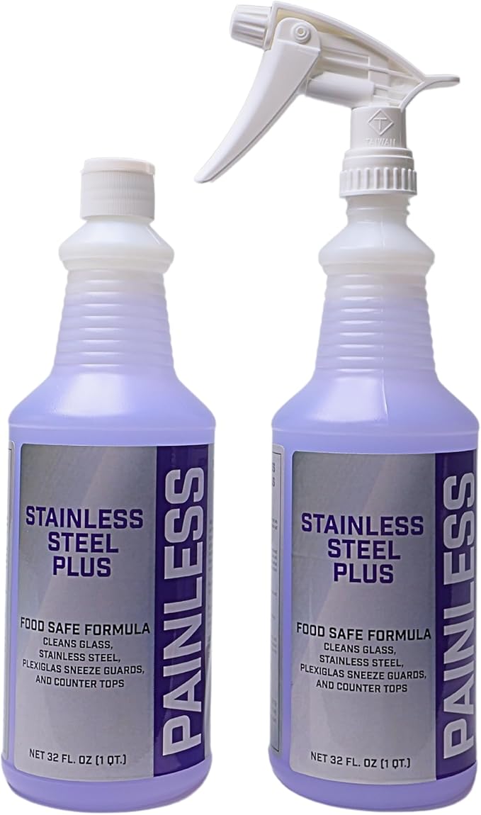 Painless Stainless-Steel Cleaner 32oz. (Pack of 6)