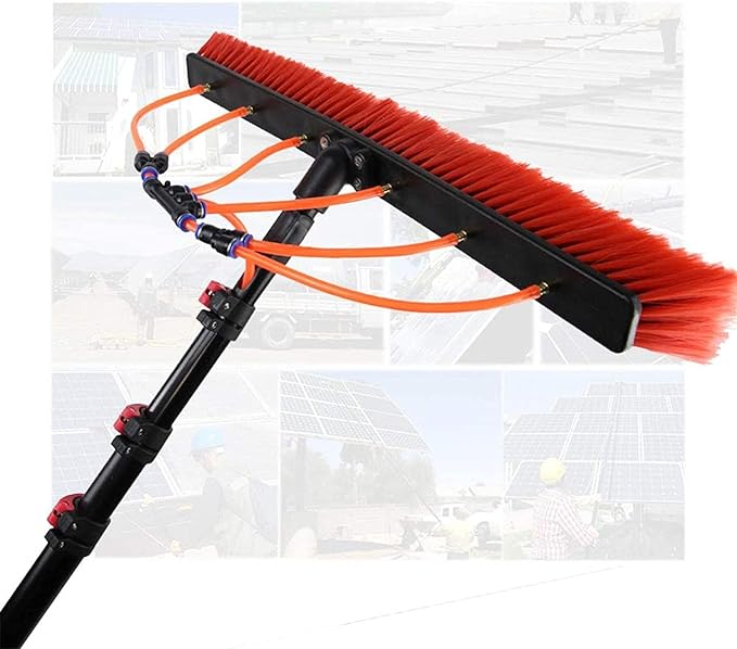 water fed pole kit window cleaning brush outdoor Window Cleaning Brush Window Cleaning Pole Window Cleaner Kit Water/Hose Fed Pole Photovoltaic And Solar Panels/Window Cleaning Pole Stretch