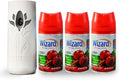Wizard Automatic Spray Refill and Holder Kit Air Freshener for Home and BathroomApple Cinnamon 5 Oz3 Count