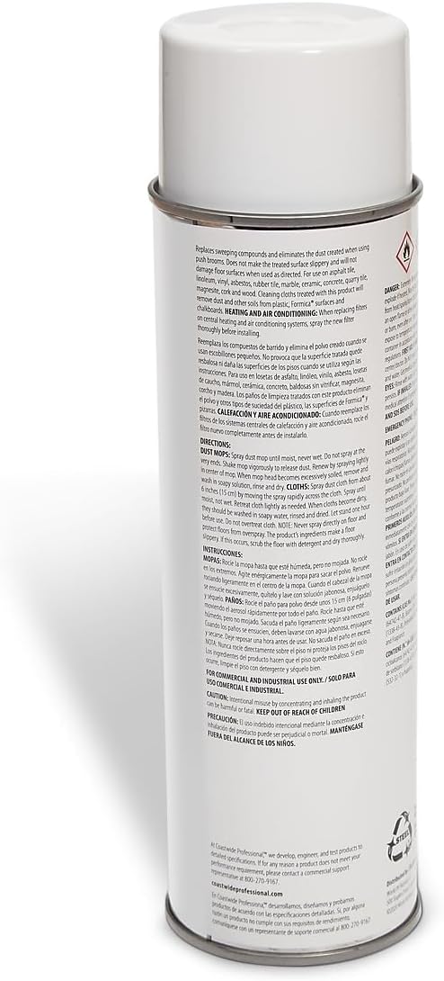 Professional Floor Dust Mop and Dust Cloth Treatment Lemon Scent 17 Oz. 6/Carton