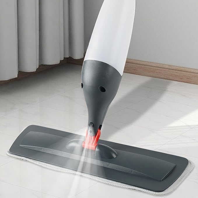 Microfiber Spray Mop for Floor Cleaning Wet Dry Hardwood Floor Mops with 3 Washable Pads Flat Mop with Sprayer for Tile Wood Laminate Vinyl Marble