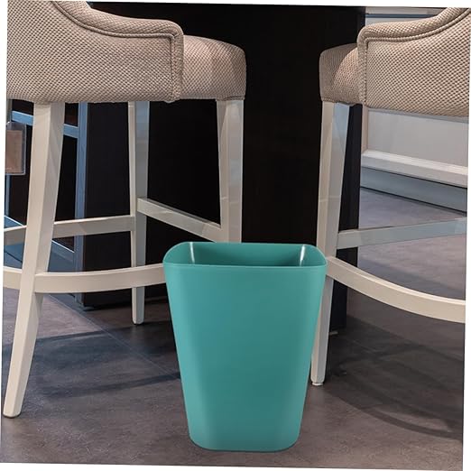 2Pcs Plastic Trash Cans Large Capacity Open Top Garbage Bins for Kitchen Bathroom Office Thickened Material Wastebaskets for Household Organization