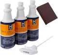 2024 New Model: Commercial Oven Grill and Fryer Cleaner 32 oz 3 pk Comes With 1 Magic Brick Sponge