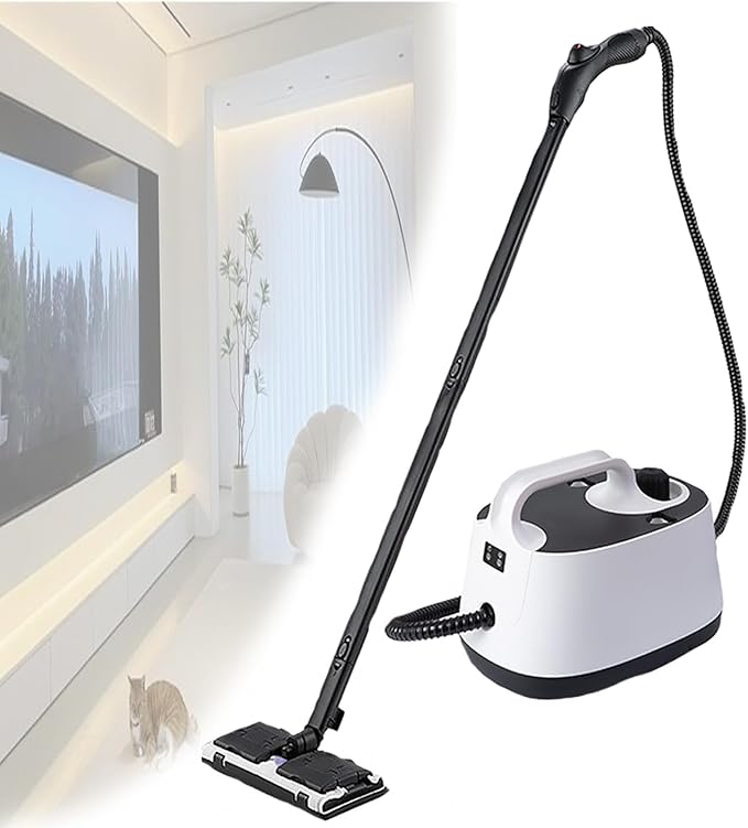 Steam Cleaner2000W Handheld Steam Cleaner1.8L Capacity Multipurpose Steamer For Home UseWith 2 Brush Heads And Automatic Air Jet HandleCleaning For CouchAutoFloor220V