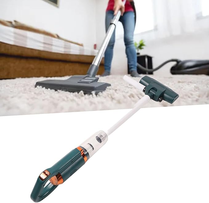 Haofy Cordless Vacuum Cleaner Lightweight Stick Vacuum with 8500PA Strong Suction 500ml Dust Cup for Hard Floor Carpet Pet Hair (Green)