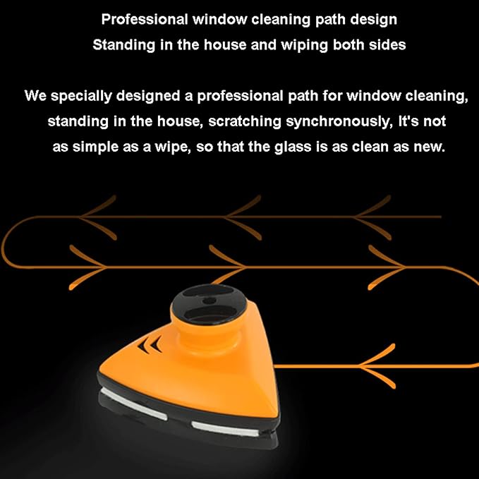 Window Cleaner Wipers Magnetic Window Cleaner Magnetic Window Cleaner with Ergonomic Handle Design Best for Long Reach Window 5-32mm