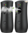 2 PACK Automatic Air Freshener Spray Dispenser | Adjustable Aromatherapy Machine for Homes Bedrooms Bathrooms Offices Hotels and Commercial Spaces