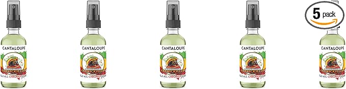 5 Pack of KronicKiller Air Freshener &amp Burning Oil Liquid Spray 1 Fl Oz Long Lasting Scent Duration Car &amp Room Deodorizing (Cantaloupe)