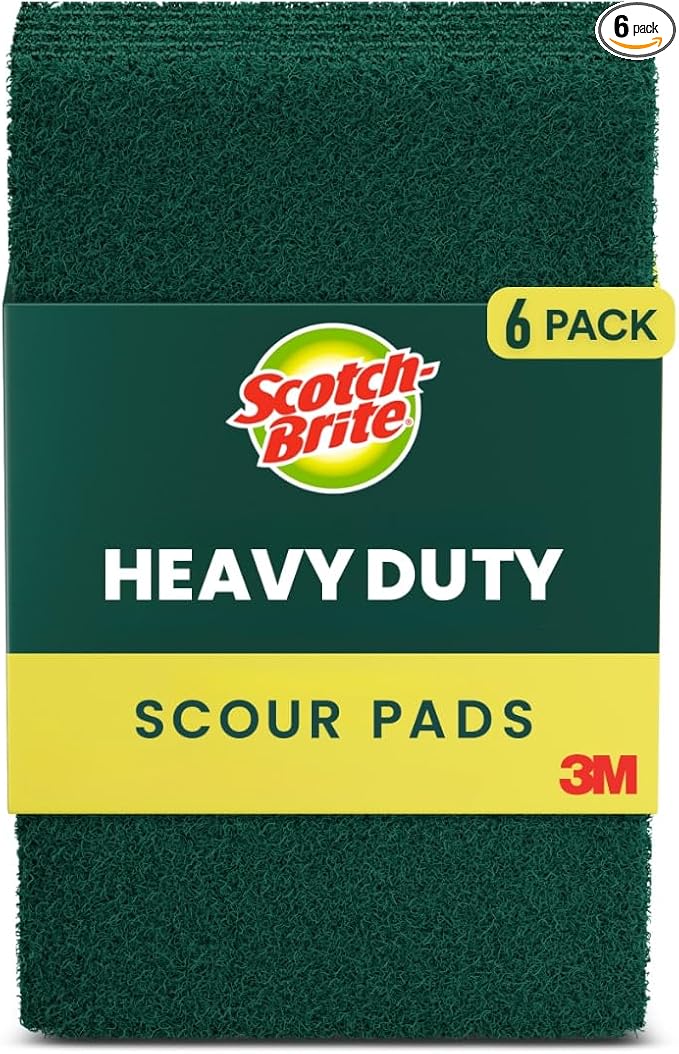 Scotch-Brite Heavy Duty Scour Pad 6-Count (Pack of 4)