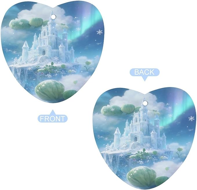 5PCS Car Air Freshener Hanging Personalized Double Sided Snowflakes Car Fresheners Long Lasting New Cars Scents Cute Automotive Freshies for Closets Drawers (tea)