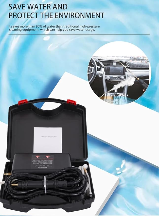 Mobile Handheld Electric Kitchen Steam Cleaner Dishwasher Portable Pressure Steam Cleaner (Black)