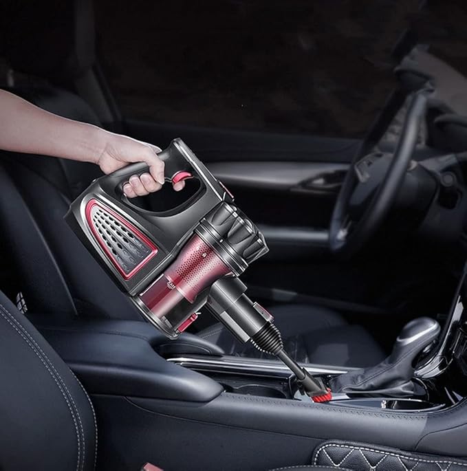 Vacuum Cleaner 4-in-1 Cordless Stick Vacuum Cleaner Quadruple Filtration Headlight Low Noise Upright Storage Ideal for Carpets &amp Hard Floors