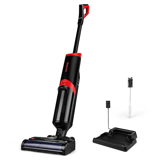 Shop-Vac Wet Dry Vacuum Cleaner and Mop 15000Pa Vacuum Mop All in One Lightweight Multi-Surface Cleaner with Self-Cleaning LED Display &amp Voice Prompts