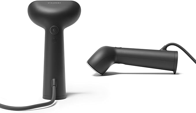 Steamery Handheld Clothes Steamer Cirrus 3 1200W US Plug Heated Ironing Plate Fast Heat Up Garment Wrinkle Remover Black