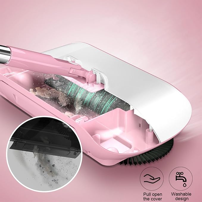 Household Sweeper Manual Floor Cleaner 2 in 1 Broom And Mop Hand Push Type Cleaner Dustpan Home Tools