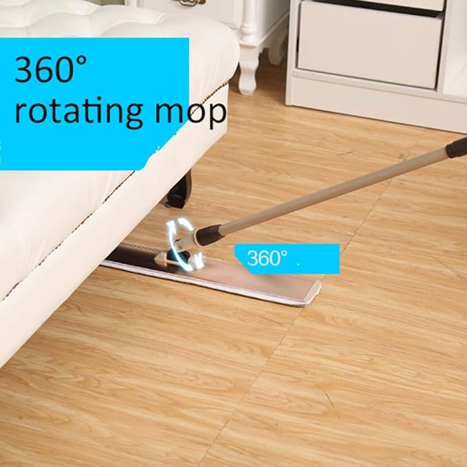 Electronics Mops Microfiber Flat Mop - Aluminum Handle Aeronautical Aluminum Panel - Premium Mop Pads