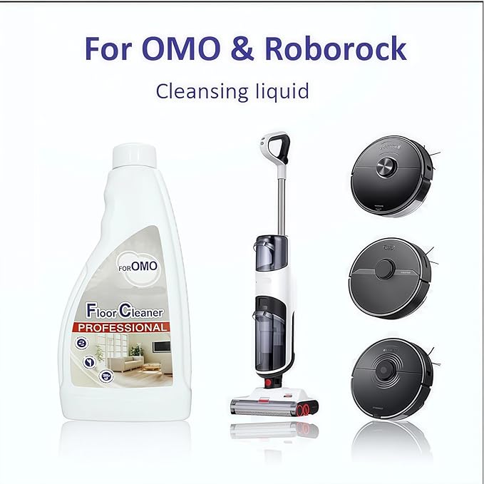 1-5 Bottles Of 480mL Floor Cleaning Solution Compatible With Roborock. S8 Pro Ultra S7 MaxV Ultra Dyad S7 Fast-Acting Dedicated Floor Scrubber Cleaner Solution(480ML 3PC)