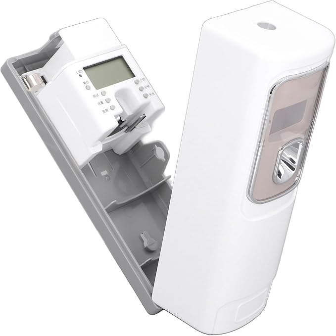 Automatic Air Freshener Spray Dispenser Portable Wall Mounted LCD Display Fragrance Dispenser for Home Bedroom Hotel Meeting Room
