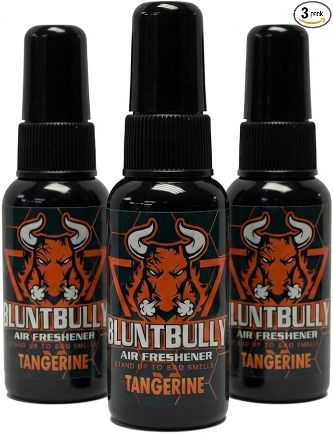 Air Freshener (Tangerine) (3 Pack) Premium Oil Based Air Freshener Spray. Long-Lasting Room Bathroom Office &amp Car Scent | Eliminates Odors from Smoke Pets &amp More