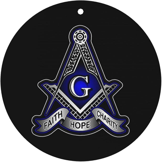 Faith Hope Charity Masonic Freemason Drive In Freshness: 4 Set Car Air Freshener Cards