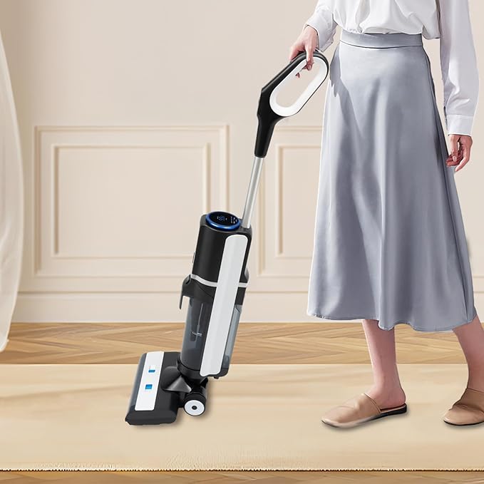 Vacuum Mop Cordless 3-in-1 Wet Dry Vacuum Mop Multi-Surface and Hardwood Floor Cleaner Vacuum Mop All in One for Hardwood Tile Area Rug &amp More