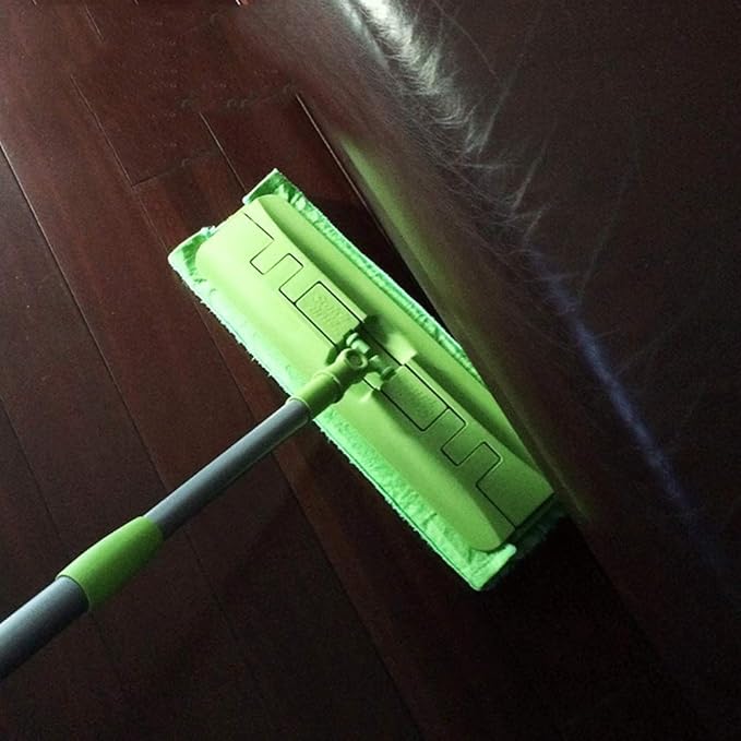 Mop  Microfiber Hardwood Floor 360 Rotation Dust Flat with Long Stainless Steel Handle