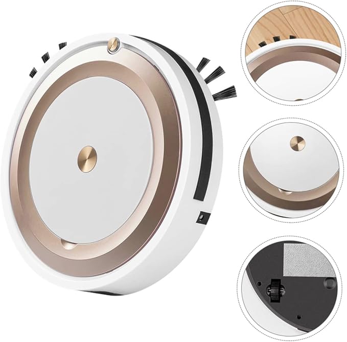 Smart Smartphone Control Compact Floor Mopping and Suction Upgraded for Home Use on Carpets and Hard Floors