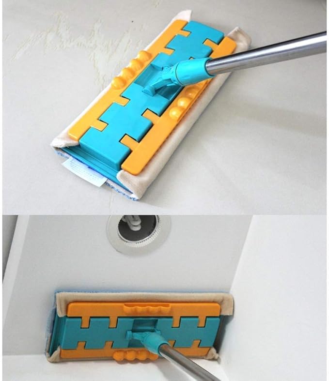 Mop - Microfiber Floor Mop for Hardwood Cleaning Rotating Dust Wet Mop with Aluminum Extended