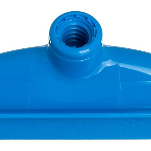 SPARTA 4156714 Plastic Double Foam Squeegee Commercial Squeegee With Durable Contruction For Cleaning Commercial Residential 18 Inches Blue