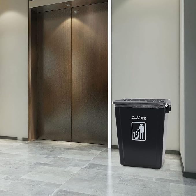 18 Gallon Large Kitchen Trash Bag Gray Garbage Bag 100 Counts