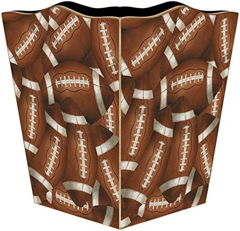 Marye-Kelley WB1223-Antique Football Wastepaper Basket