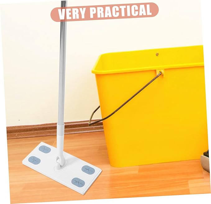 Detachable Dust Mop with Replaceable Face Towel for Hardwood and Tile Floor Cleaning Electrostatic Floor Mop with Wide Surface Compatibility Easy-use Cleaning Tool for Home Use