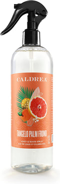 Caldrea Linen And Room Spray Air Freshener Made With Essential Oils Plant-Derived And Other Thoughtfully Chosen Ingredients Tangelo Palm Frond Scent 16 Fl Oz