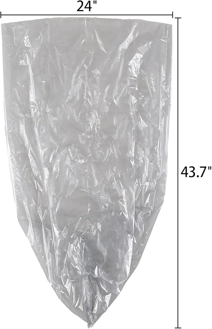 18 Gallon Gray Trash Bags Tall Kitchen Garbage Can Bag Large Garbage Bags 100 Counts