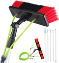 5-12M Photovoltaic Panel Cleaning Tool Extendable Cleaner Conservatory Roof Window Glass Wall Photovoltaic Panel Cleaning Extendable Cleaner for Trucks Windows Washing 30/50Cm Brush Head/3