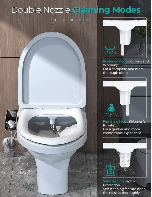 Toilet Cover Unplugged Smart Toilet Lid Cleaner Spray Cleaner