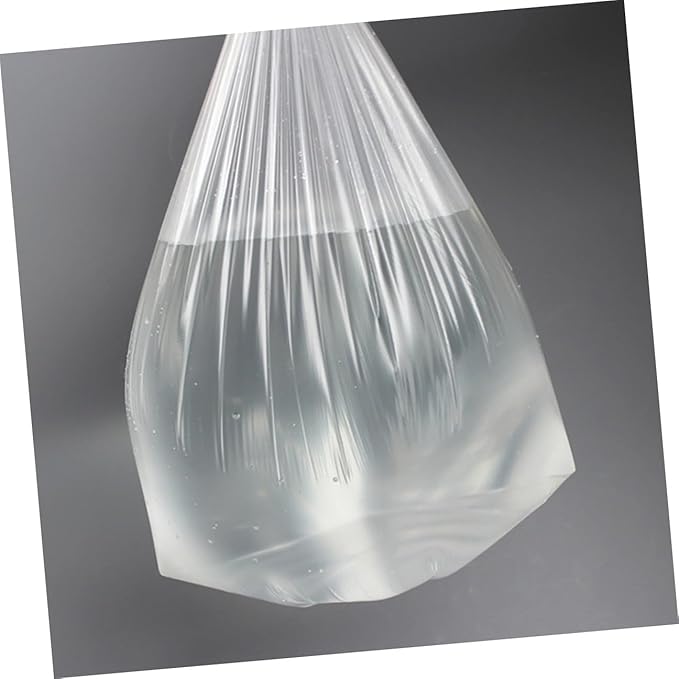 6 Rolls Thickened Disposable Plastic Garbage Bags 45x50cm 30pcs Per Roll Kitchen and Bathroom Trash Bags for Home Office Wastebaskets