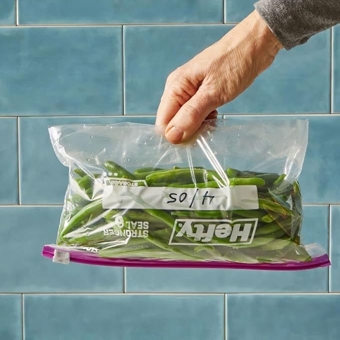Hefty Slider Bags Half Gallon 32 Count (Pack of 9)