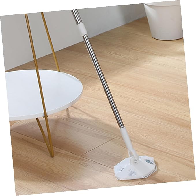 Rotatable Household Dust Mop with Retractable Long Handle No Wash Dry Dust Mop for Floor Cleaning Suitable for Home Use