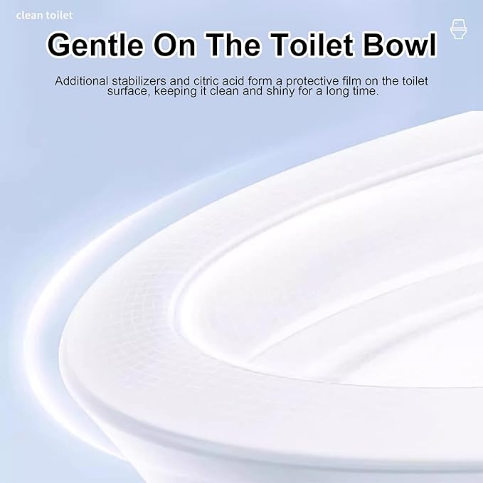 2PCS Toilet Bowl Cleaner Tablets 2026 New Drop-In Cleaner for Freshness Powerful Cleaning (32 Pack)