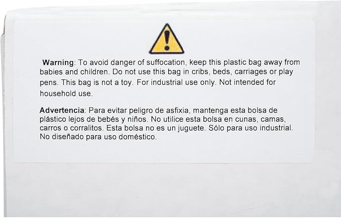 Global Industrial 12-16 Gallon Medium Duty Black Trash Bags 0.6 Mil 500 Bags/Case Lot of 2