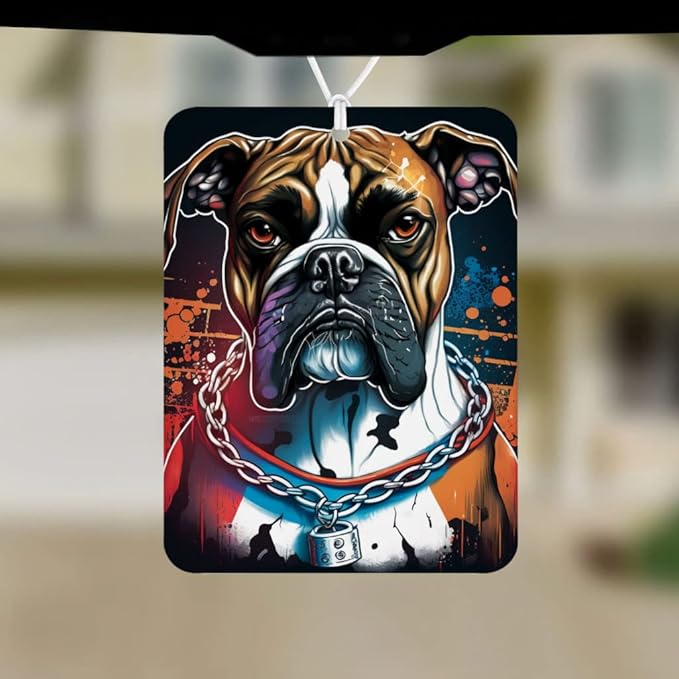 Dog Themed Car Freshener Set of 6 - Face Car Air Freshener - Cool Design Air Freshener for Car
