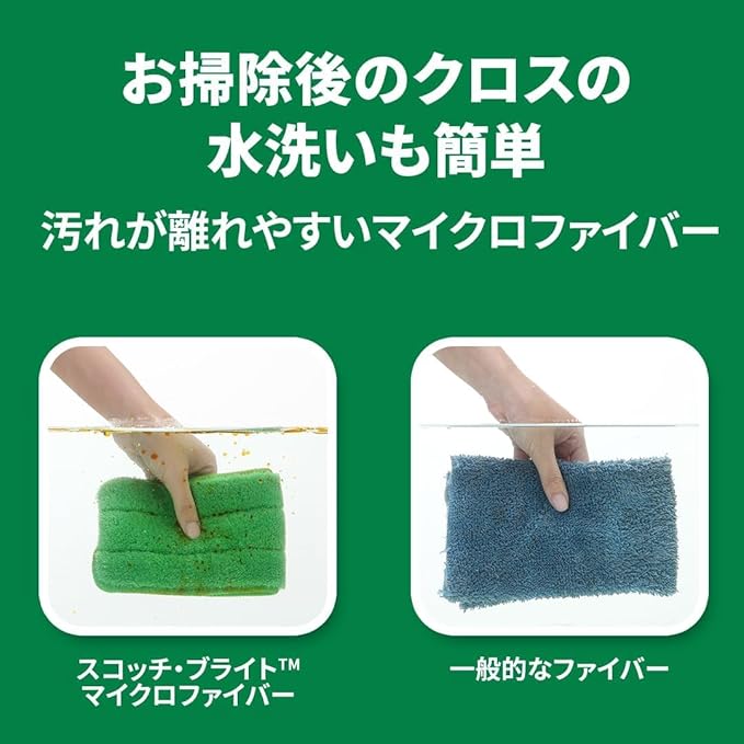 3M Scotchbrite FM-F1J A B Floor Mop Microfiber Folded Crosshead Telescopic Amazon.co.jp Exclusive