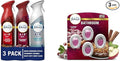 Febreze Air Effects Odor-Fighting Air Freshener Spray + Plug In Alternative Apple Cider Cranberry Tart Heavy Duty Crisp Clean &amp Baked Cinnamon Apples &amp Cranberry Crumble Scent 8.8 oz 3-Pac