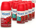 Wizard Automatic Spray Refill – Rose Bouquet 5 oz (12 Pack) | Compatible with Air Wick Freshmatic &amp Glade Dispensers | Long Lasting Odor Neutralizer for Home &amp Office