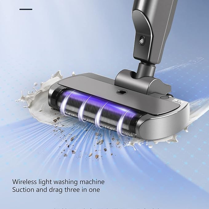 Wet Dry Vacuum Cleaner USB Rechargeable Handheld Wet Dry Mopping Machine Floor Cleaner Mop for Home Use